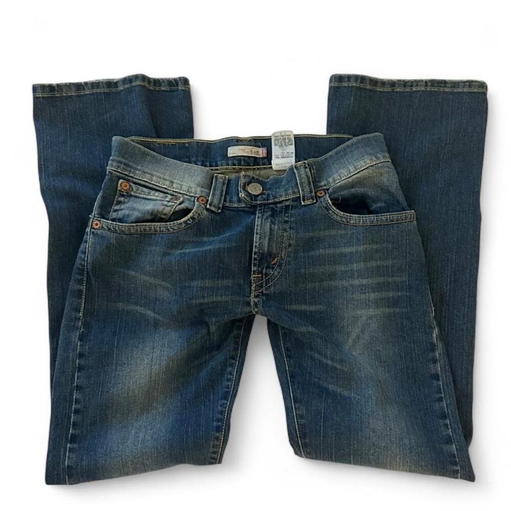 Levi-s Women's Blue and Navy Jeans